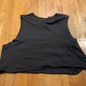 MOVING SALE WOMENS MUSCLE CROPPED SHIRT